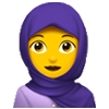 woman with head scarf or hijab