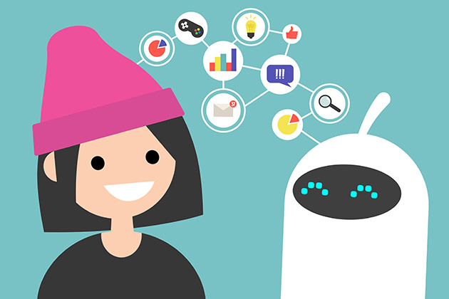 スピーキング学習がはかどる英会話ロボットたち